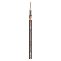 SOMMER CABLE SPIRIT BLACK ZILK; 1 x 0,25 mm2; PVC O 7,20 mm; black, semi-transparent